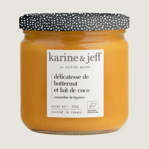 Délicatesse mit Butternut-Kürbis und Kokosmilch